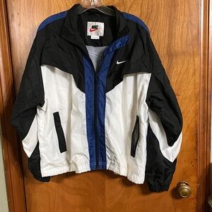 Nike Black, White, and Blue Jacket